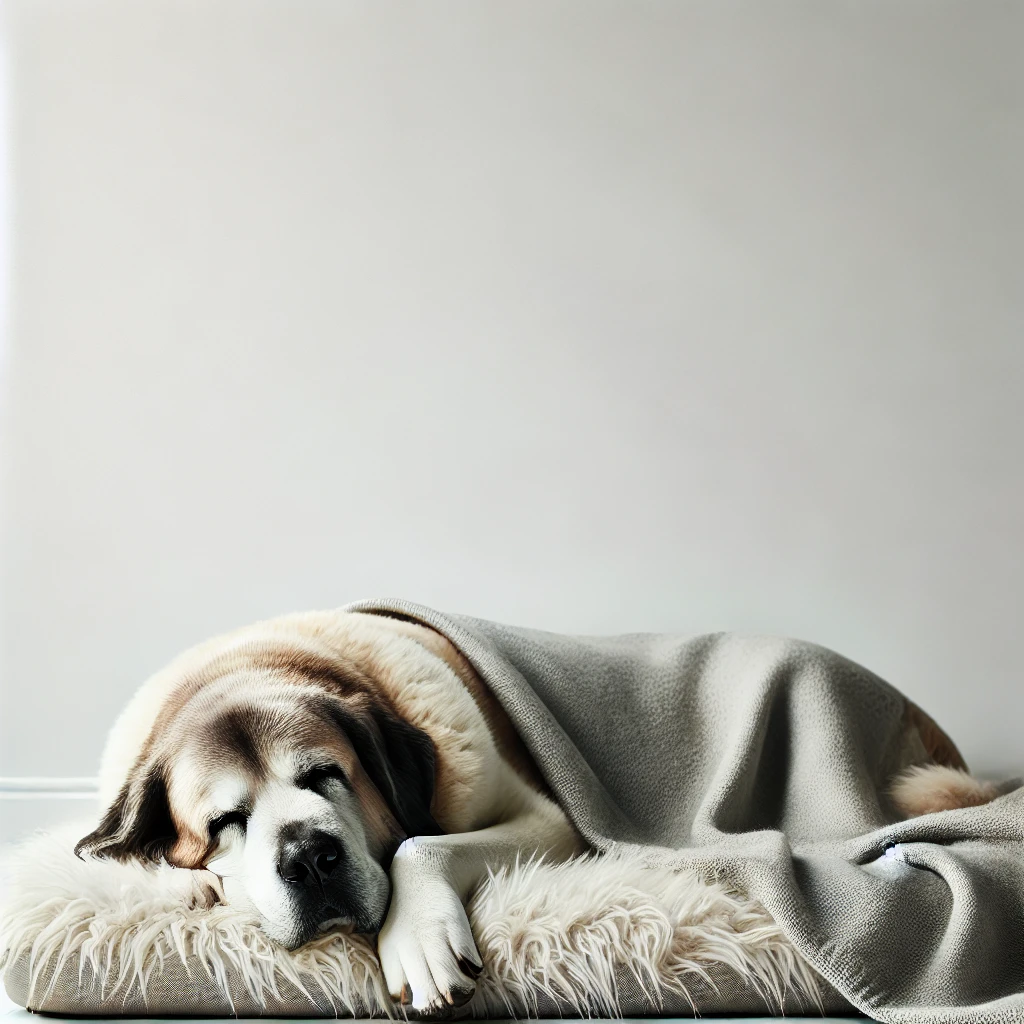 cachorro idoso dormindo